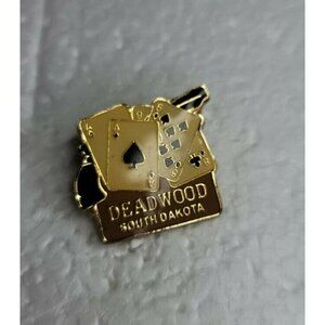 Vintage City of‎ Deadwood South Dakota Revolver Gun POKER Hand Travel US…